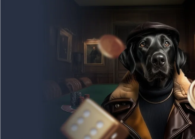 SpinDog UK jackpot slots room with current Mega Moolah and Divine Fortune prize pools
